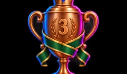 3rd place trophy