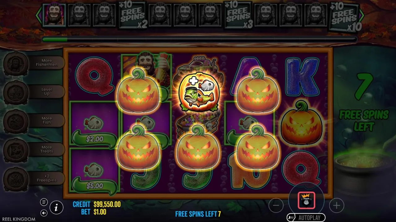Big Bass Halloween Splash 1000 Super Free Spins, free spin 4: a pumpkin on reel 5 reopened the pick, which revealed the More Fish upgrade