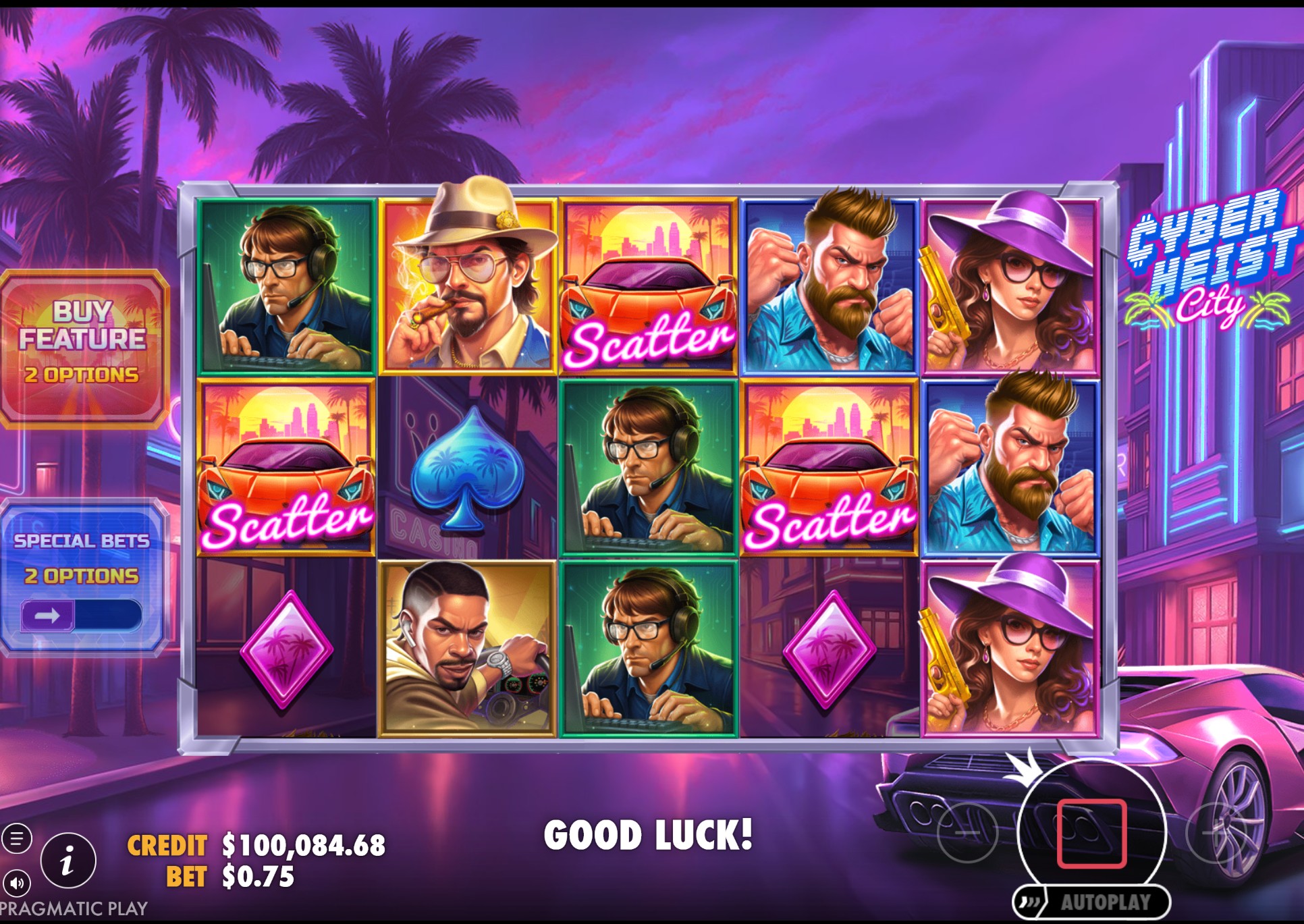 Cyberheist City bonus trigger